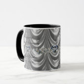 60. Hochzeitstag Diamond Heart Tasse (Vorderseite Links)