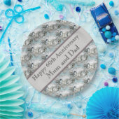 60. Hochzeitstag Diamond Pappteller (Party)