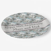 60. Hochzeitstag Diamond Pappteller (Schrägansicht)