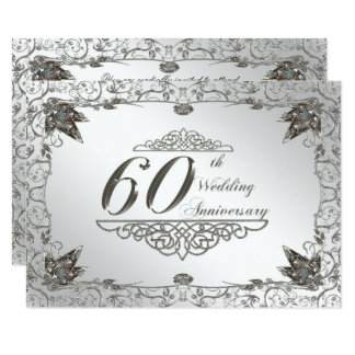 60 Hochzeitstag Einladungen | Zazzle.de
