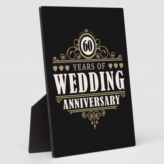 60. Hochzeitstag Fotoplatte (Seite)