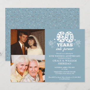 60. Hochzeitstag in die Ewigkeit 2 Fotos Einladung