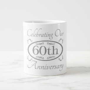 60. Hochzeitstag Jumbo-Tasse