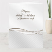 60. Hochzeitstag Karte (Vorderseite)