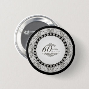 60. Hochzeitstag-Knopf Button
