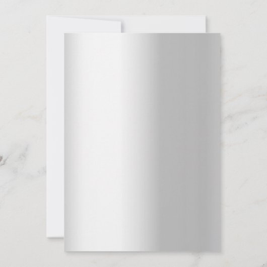 60. Hochzeitstag Silberdiamant Foto Einladung (Rückseite)