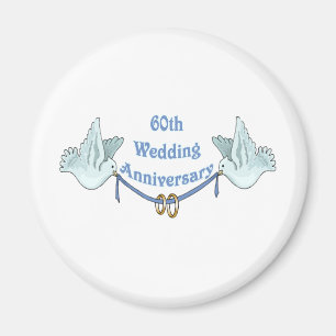 60. Hochzeitstaggeschenke t Magnet