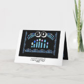 60 ist Ihre Glückszahl...Alles Gute zum 60. Geburt Karte (Rückseite)