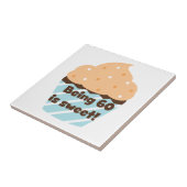 60 ist süße T - Shirt und Geschenke Fliese (Seite)