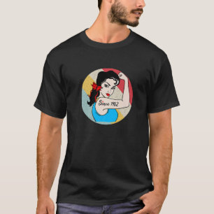 60. Jahr 60. Geburtstagsfrau - Vintag 1962 Birthda T-Shirt