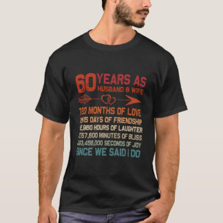 60 Jahre als Ehemann 60. Jubiläum für T-Shirt