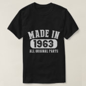 60 Jahre alt 1963 alle Originalteile - 60 t T-Shirt (Design vorne)