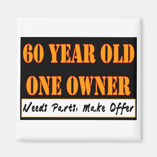 60 Jahre alt, ein Eigentümer - benötigt Teile, Ang Magnet (Vorne)