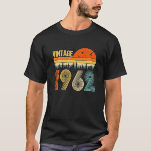 60 Jahre alt Geboren 1962 Vintag 60. Geburtstag T-Shirt