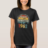 60 Jahre alt  Großartig seit Oktober 1962 60. Gebu T-Shirt (Vorderseite)