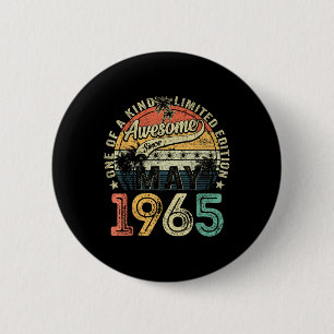 60 Jahre alt Phantastisch seit Mai 1965 60. Geburt Button