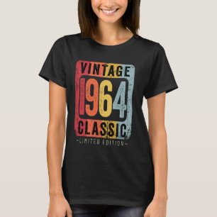 60 Jahre alt Vintag 1964 60. Geburtstagsdekoration T-Shirt