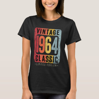60 Jahre alt Vintag 1964 60. Geburtstagsdekoration T-Shirt