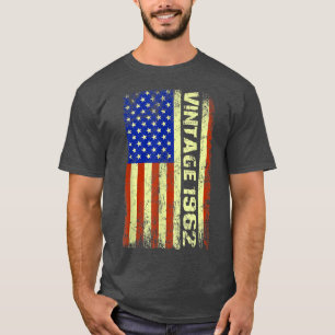 60 Jahre alte Geschenke Vintag 1962 amerikanische  T-Shirt