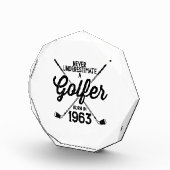 60 Jahre alter Golfer Golfing 1963 Golfer's 60. Fotoblock (Rechts)