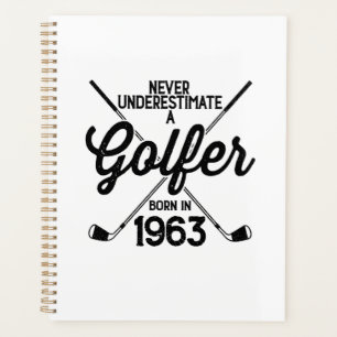 60 Jahre alter Golfer Golfing 1963 Golfer's 60. Planer