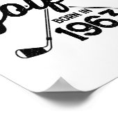 60 Jahre alter Golfer Golfing 1963 Golfer's 60. Poster (Ecke)