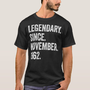 60 Jahre alter Legendär seit November 1962 60. T-Shirt