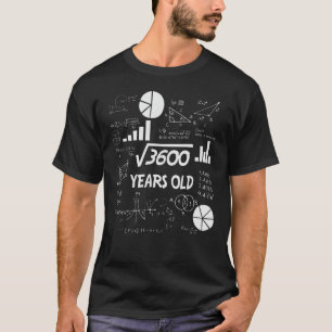 60 Jahre alter Tag Mathe Lehrer 60. Geburtstagsges T-Shirt
