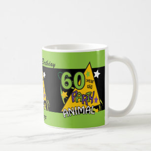 60 Jahre altes Party Tier - 60. Geburtstag Kaffeetasse