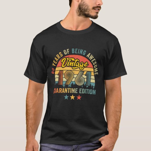 60 Jahre Awesome sein 1961 Shirt (Vorderseite)