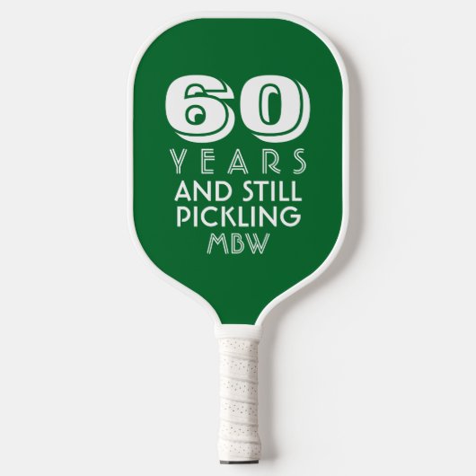 60 Jahre, die noch die Farbe des benutzerdefiniert Pickleball Schläger (Vorderseite)