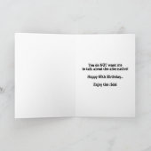 60 Jahre Geburtskarte - mit Skelett Karte (Innenseite)