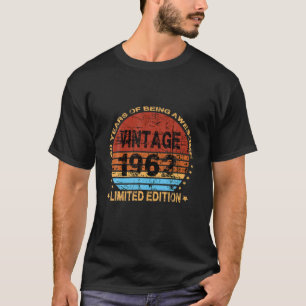 60 Jahre Geburtstag Vintag 1962 Geschenk für 60er T-Shirt