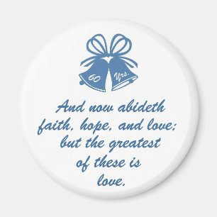 60 Jahre Hochzeitstag Magnet