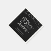 60 JAHRE IN DER MAKING 60 JAHRESLICHT SERVIETTE (Ecke)