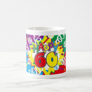 60 Jahre jung feiern Kaffeetasse