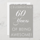 60 Jahre Phantastisch einladen Einladung (Vorne/Hinten)