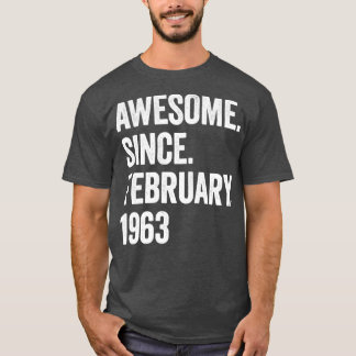 60 Jahre Phantastisch seit Februar 1963 60. Geburt T-Shirt