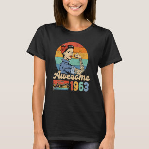 60 Jahre Phantastisch seit Februar 1963 Geburtstag T-Shirt