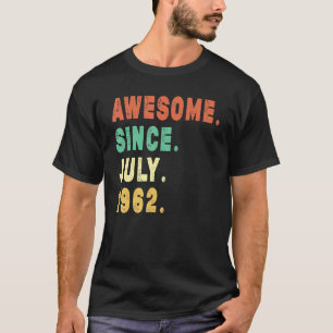 60 Jahre Phantastisch seit Juli 1962 60. Geburtsta T-Shirt