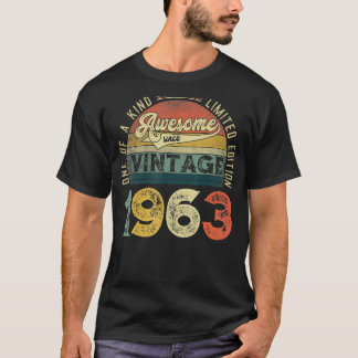 60 Jahre Vintag 1963 60. Geburtstag 53 T-Shirt