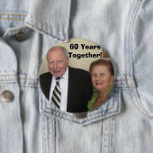 60 Jahre zusammen! Button (Beispiel)