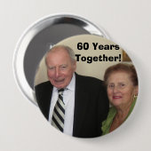 60 Jahre zusammen! Button (Vorne & Hinten)