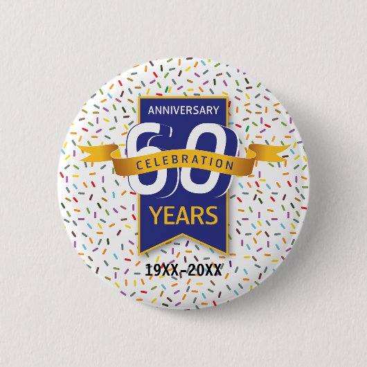 60. JAHRESdesign Button (Vorderseite)