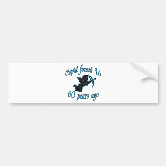 60. Jahrestag Autoaufkleber (Vorne)