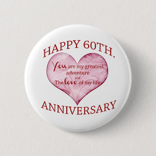 60. Jahrestag Button