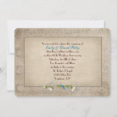 60. Jahrestag der Hochzeit Einladung (Rückseite)