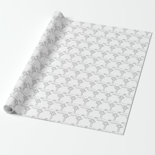 60. Jahrestag des Priesterkreuzkreuzes Geschenkpapier