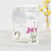 60. Jahrestag - Diamantenjubiläum Karte (Gelbe Blume)