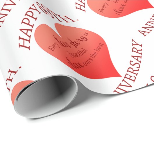 60. Jahrestag Geschenkpapier (Rolleneckpunkt)